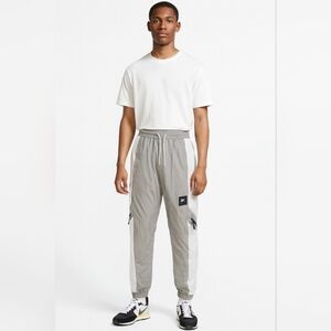 Nike Air Windrunner Mens Medium Gray Lined Woven Pants Running Track